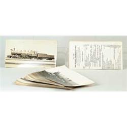 APPROXIMATELY 50 LOCOMOTIVE PHOTOGRAPHIC PRINTS OF LOCOMOTIVES