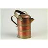 Image 1 : GOOD BRASS AND COPPER COVERED PITCHER