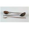 Image 1 : THREE WROUGHT IRON KITCHEN UTENSILS