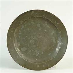 LARGE PEWTER CHARGER