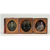 Image 1 : LOT OF THREE 1/6TH PLATE DAGUERREOTYPES