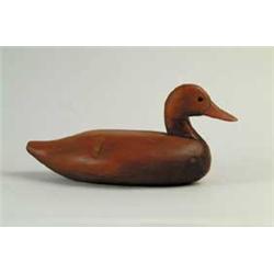 CARVED WOOD DUCK DECOY