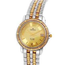 Croton Two Tone Men's Stainless Steel Watch-#1383