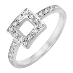 Tiffany and Co Platinum Diamond Ring-#436