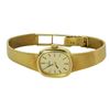 Image 2 : Ladies Omega 18KT Yellow Gold Zippered-Brick Link Bracelet Watch-#1739