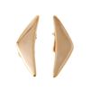 Image 1 : Hans Hansen 14KT Yellow Gold Clip-On Boomerang Earrings-#898