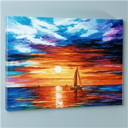 Touch of Horizon LIMITED EDITION Giclee on Canvas by Leonid Afremov, Numbered and Signed with Certif