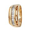 Image 1 : 14KT Yellow Gold Diamond Ring-#474