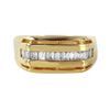 Image 2 : 14KT Yellow Gold Diamond Ring-#474