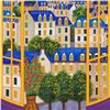 Image 2 : Windows On Paris Limited Edition Serigraph by Fanch Ledan, Numbered and Hand Signed with Certificate