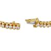 Image 2 : 14KT Yellow Gold Diamond Bracelet-#1618