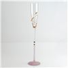 Image 1 : Ion Tamaian - This is a Hand Blown Glass Champagne Flute, Hand Signed by the Artist!-#2632