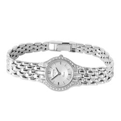 Geneve 14KT White Gold Diamond Wristwatch-#259