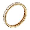Image 2 : 14KT Yellow Gold Eternity Ring-#1757