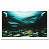Image 1 : Humpback Dance LIMITED EDITION Giclee on Canvas (35" x 24") by renowned artist WYLAND, Numbered and 
