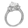 Image 3 : 18KT White Gold Diamond Engagement Ring-#1629