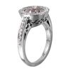 Image 2 : 18KT White Gold Diamond Ring-#1679