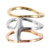 Image 4 : 10KT White and Yellow Gold Diamond Ring-#2104