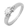 Image 1 : Platinum Diamond Engagement Ring-#503