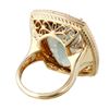 Image 3 : 14KT Yellow Gold Amethyst and Diamond Ring-#913