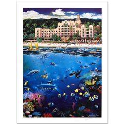 Waikiki Beach Limited Edition Lithograph by Alexander Chen! Numbered and Hand Signed with Certificat