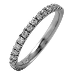 Platinum Diamond Wedding Band-#36