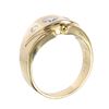 Image 2 : 14KT Yellow Gold Diamond Ring-#1830