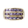 Image 3 : 10KT Yellow Gold Tanzanite Ring-#1816