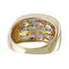 Image 4 : 10KT Yellow Gold Tanzanite Ring-#1816
