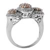 Image 2 : 14KT White Gold Diamond Ring-#30