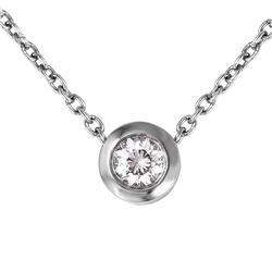 Platinum Diamond Necklace-#1845