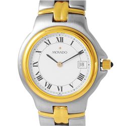 Mens Movado Stainless Steel Quartz Watch-#335