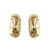 Image 1 : 18KT Yellow Gold Diamond Hoop Earrings-#1824