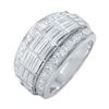 Image 1 : 18KT White Gold Diamond Ring-#478