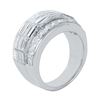 Image 2 : 18KT White Gold Diamond Ring-#478
