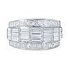 Image 3 : 18KT White Gold Diamond Ring-#478