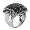Image 2 : 14KT White Gold Diamond Ring-#436