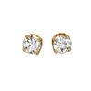 Image 2 : 14KT Yellow Gold Stud Earrings-#923