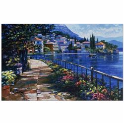 Howard Behrens (1933-2014) - "Sunlit Stroll" Limited Edition Hand Embellished Giclee on Canvas with 