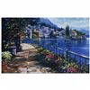 Image 1 : Howard Behrens (1933-2014) - "Sunlit Stroll" Limited Edition Hand Embellished Giclee on Canvas with 