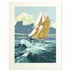 Image 1 : "Gloucester Fisherman" Limited Edition Serigraph by Harry Schaare (1922-2008), Numbered and Hand Sig