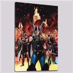 "Thor #82" Limited Edition Giclee on Canvas by Steve Epting and Marvel Comics, Numbered with Certifi