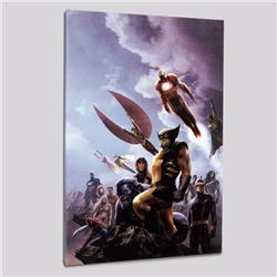 "New Avengers #45" LIMITED EDITION Giclee on Canvas by Aleksi Briclot and Marvel Comics, Numbered wi