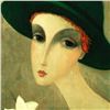 Image 2 : Legendary Russian Artist Sergey Smirnov (1953-2006)! "Natalia" Limited Edition Mixed Media on Canvas