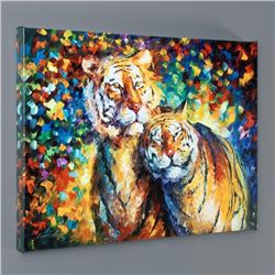 "Family Portrait" LIMITED EDITION Giclee on Canvas by Leonid Afremov, Numbered and Signed with Certi