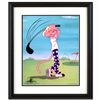 Image 1 : "Pink Panther Golfing" is a Sericel Officially Licensed by MGM and United Artists Corporation! Inclu