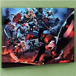 "Siege #3" Limited Edition Giclee on Canvas by Oliver Coipel and Marvel Comics, Numbered with Certif