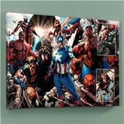 "Earthfall #2" Limited Edition Giclee on Canvas by Tan Eng Huat and Marvel Comics, Numbered with Cer