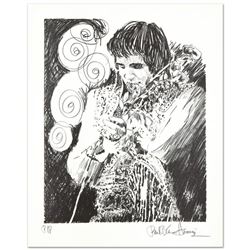 "Elvis (Holding Mic)" Limited Edition Serigraph by Paul Blaine Henrie (1932-1999), from a PP Edition