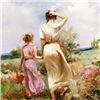Image 2 : "Tuscan Stroll" LIMITED EDITION Artist-Embellished Giclee on Canvas by Pino (1939-2010)! AP Numbered